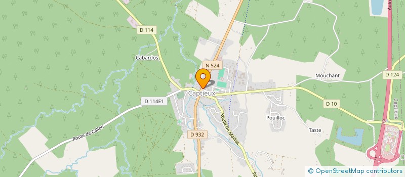 localisation de l'entreprise ENZOPIL  CAPTIEUX