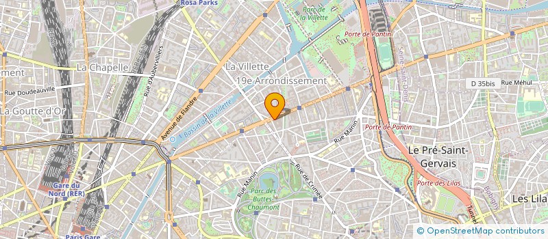 localisation de l'entreprise ENZOTECH à PARIS