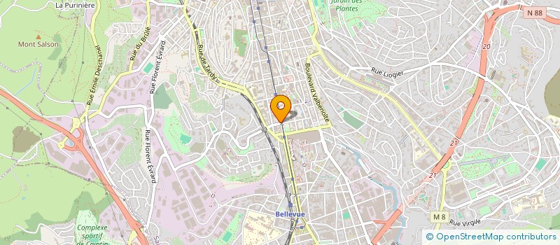 localisation de l'entreprise ENZOTHERME à SAINT-ETIENNE
