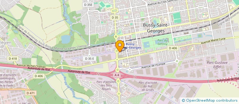 localisation de l'entreprise ENZOTYNA HOLDING  BUSSY-SAINT-GEORGES