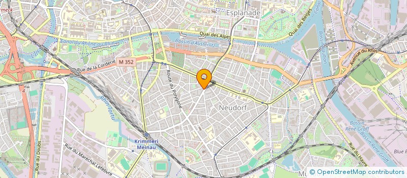 localisation de l'entreprise EO à STRASBOURG