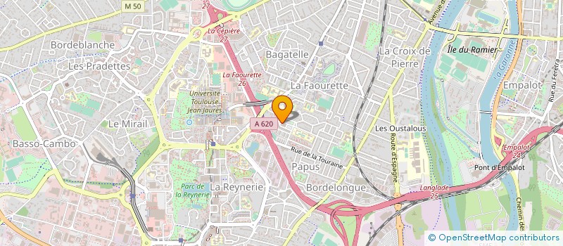 localisation de l'entreprise EO BURO à TOULOUSE