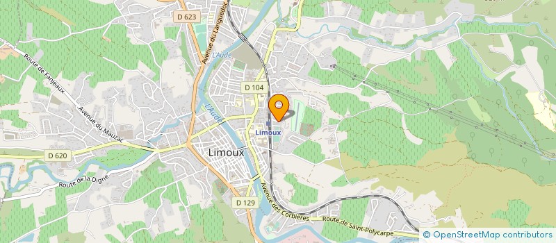 localisation de l'entreprise EO-ENERGIE  LIMOUX