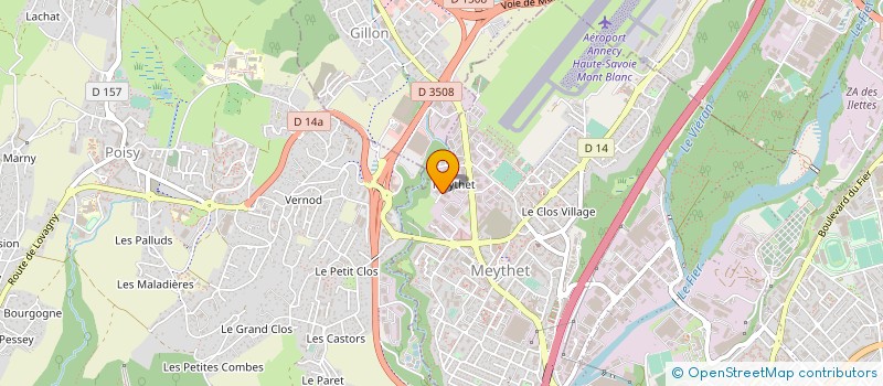 localisation de l'entreprise EO EVENEMENTS  VILLEMOIRIEU