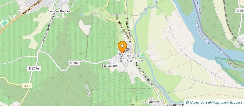 localisation de l'entreprise EO IMMO  MENETREOL-SOUS-SANCERRE