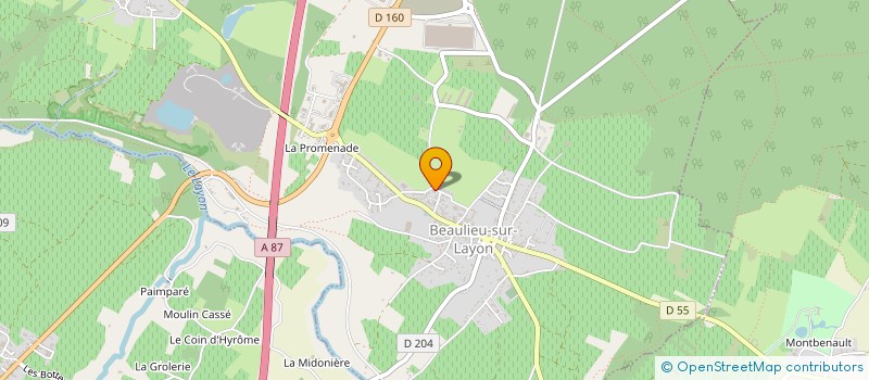 localisation de l'entreprise EO-LIEN  CHEMILLE-EN-ANJOU