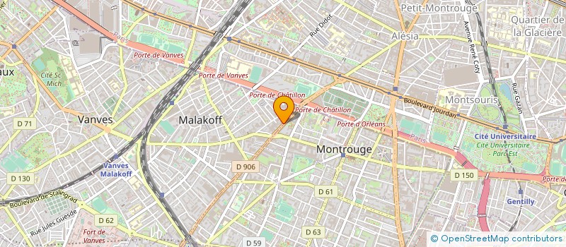 localisation de l'entreprise EO2  MALAKOFF