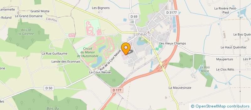 localisation de l'entreprise EOAT  LOHEAC