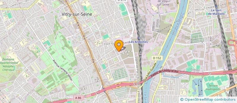 localisation de l'entreprise EOBAT à VITRY-SUR-SEINE
