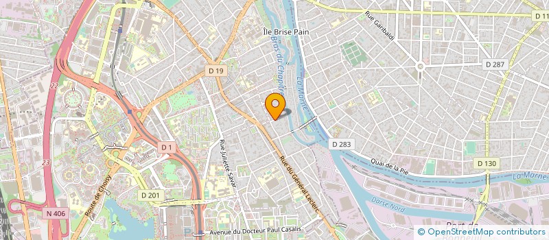 localisation de l'entreprise EOC à CRETEIL