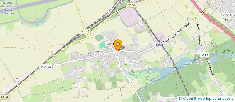 localisation de l'entreprise EOCIA à FRETIN