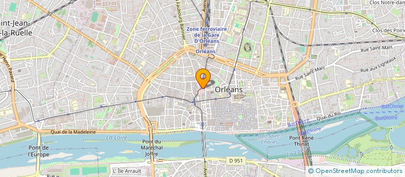 localisation de l'entreprise EOCIA CONSEIL à ORLEANS
