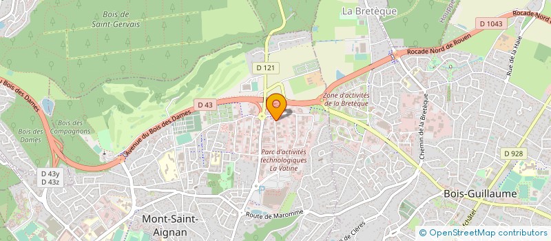 localisation de l'entreprise EOD SAS  PARIS
