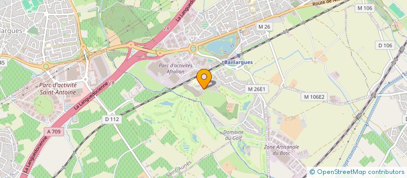 localisation de l'entreprise EODEN à BAILLARGUES