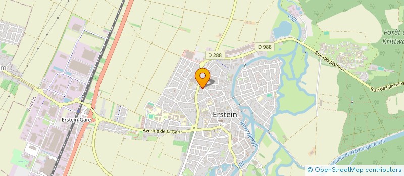 localisation de l'entreprise EODIS  ERSTEIN