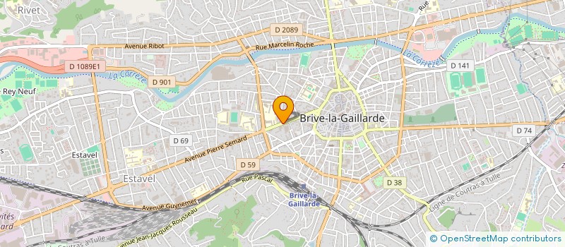 localisation de l'entreprise EOE CONSULTING  BRIVE-LA-GAILLARDE