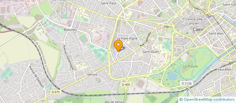 localisation de l'entreprise EOFORM à CAEN