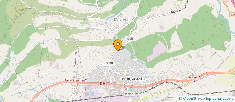 localisation de l'entreprise EOGT PACA à MEYREUIL