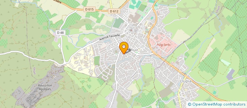 localisation de l'entreprise EOGVL  THUIR