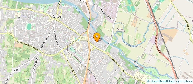 localisation de l'entreprise EOIA CONSEILS  OLIVET