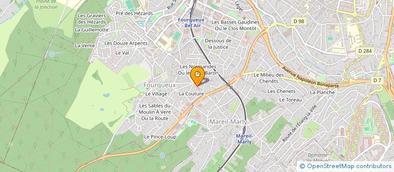 localisation de l'entreprise EOICOS  MAREIL-MARLY