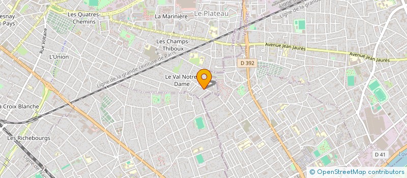 localisation de l'entreprise EOK IMMO  SARTROUVILLE