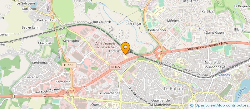 localisation de l'entreprise EOL à VANNES