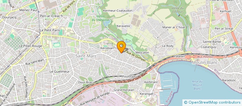 localisation de l'entreprise EOL DEVELOPPEMENT à BREST