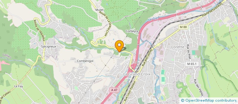 localisation de l'entreprise EOL ESTHETIQUE  LA GRAND-CROIX