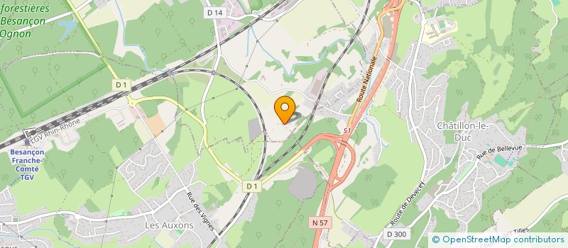 localisation de l'entreprise EOL INVEST  GENEUILLE