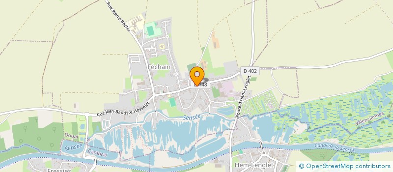 localisation de l'entreprise EOL PROXIMITE  FECHAIN