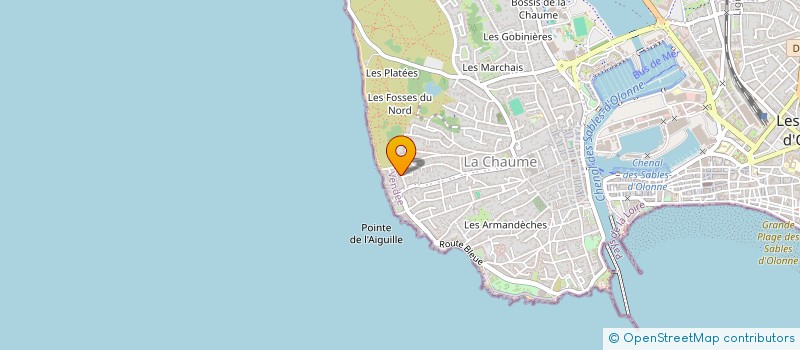 localisation de l'entreprise EOLE 2008 à LES SABLES D'OLONNE