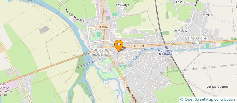 localisation de l'entreprise EOLE  MONTROND-LES-BAINS