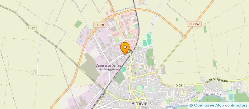 localisation de l'entreprise EOLE 45 à PITHIVIERS