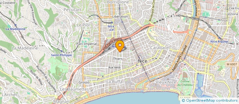 localisation de l'entreprise EOLE à NICE
