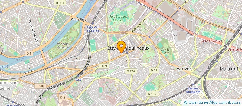 localisation de l'entreprise EOLE à ISSY-LES-MOULINEAUX