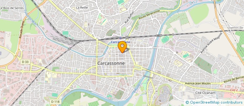 localisation de l'entreprise EOLE à CARCASSONNE