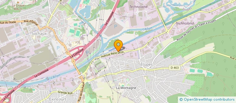 localisation de l'entreprise EOLE  ETUPES