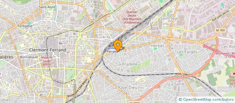 localisation de l'entreprise EOLE  CLERMONT-FERRAND