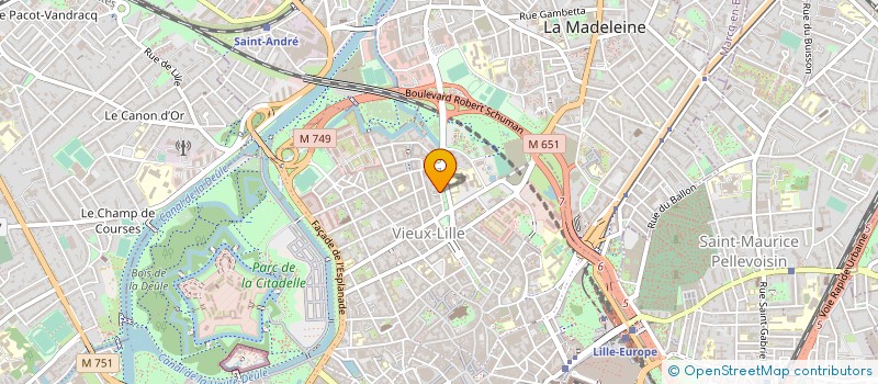 localisation de l'entreprise EOLE à LILLE