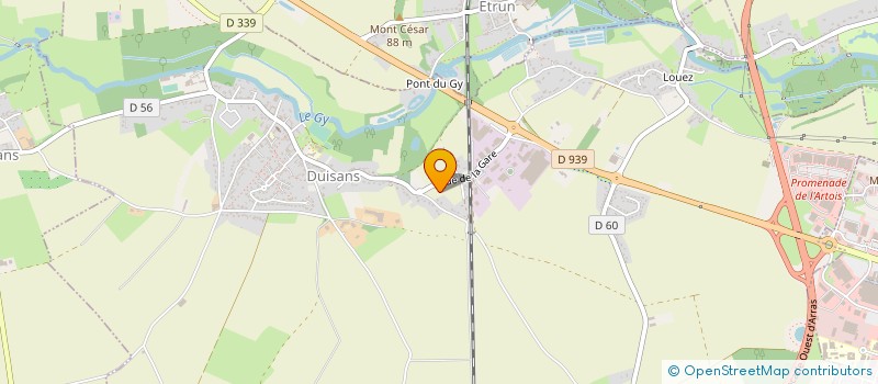 localisation de l'entreprise EOLE  DUISANS