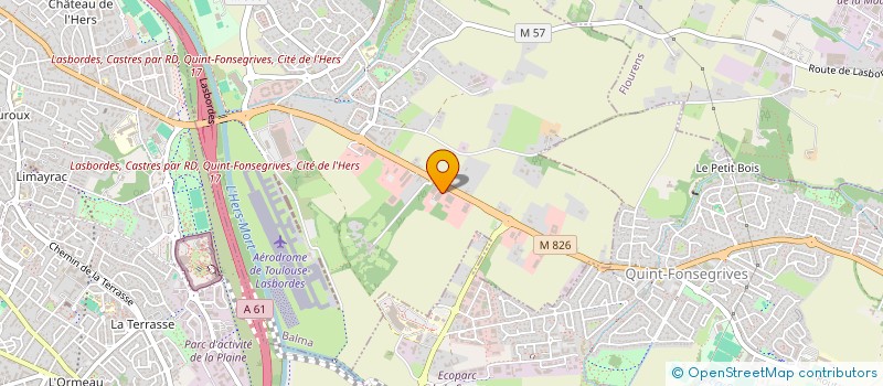 localisation de l'entreprise EOLE  QUINT-FONSEGRIVES