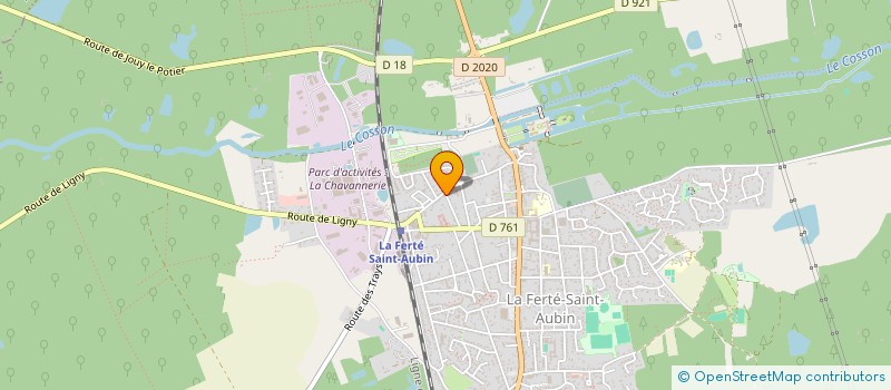 localisation de l'entreprise EOLE à LA FERTE-SAINT-AUBIN
