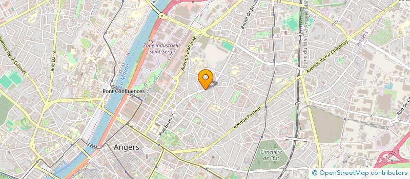 localisation de l'entreprise EOLE à ANGERS