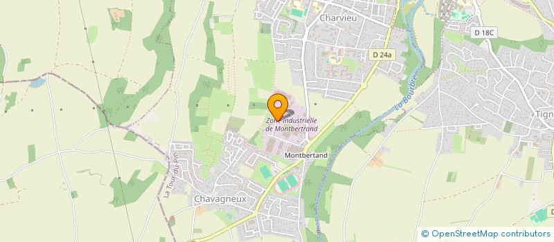 localisation de l'entreprise EOLE  CHARVIEU-CHAVAGNEUX