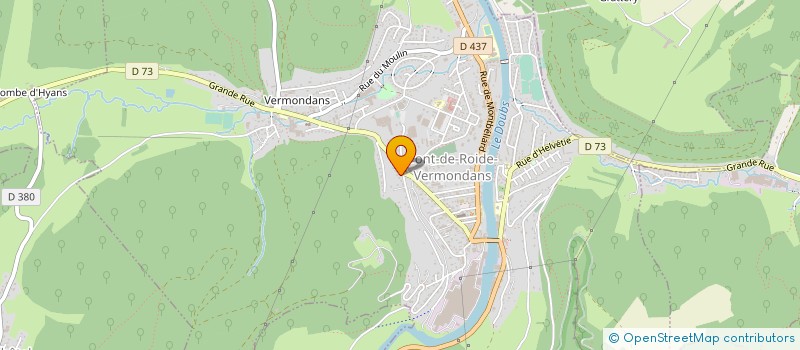 localisation de l'entreprise EOLE AIR PASSION  PONT-DE-ROIDE-VERMONDANS