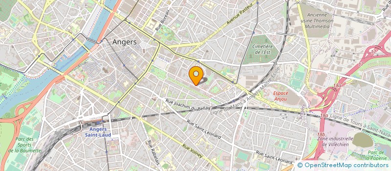 localisation de l'entreprise EOLE ATLANTIQUE INDUSTRIE  ANGERS
