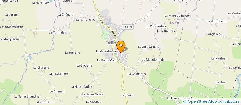 localisation de l'entreprise EOLE BALAZE 2  BALAZE