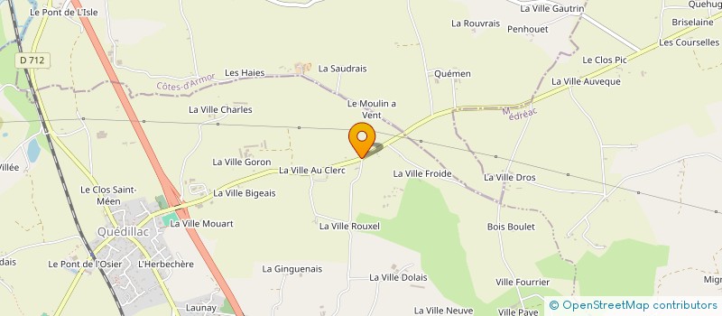 localisation de l'entreprise EOLE BROCELIANDE  GAEL