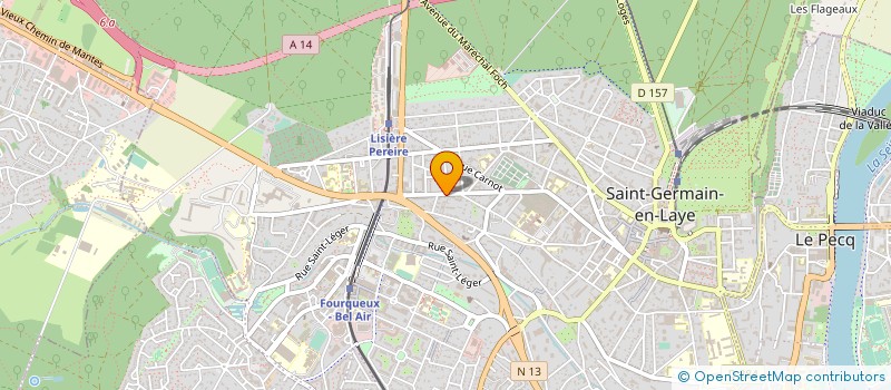 localisation de l'entreprise EOLE CONCEPT à SAINT-GERMAIN-EN-LAYE